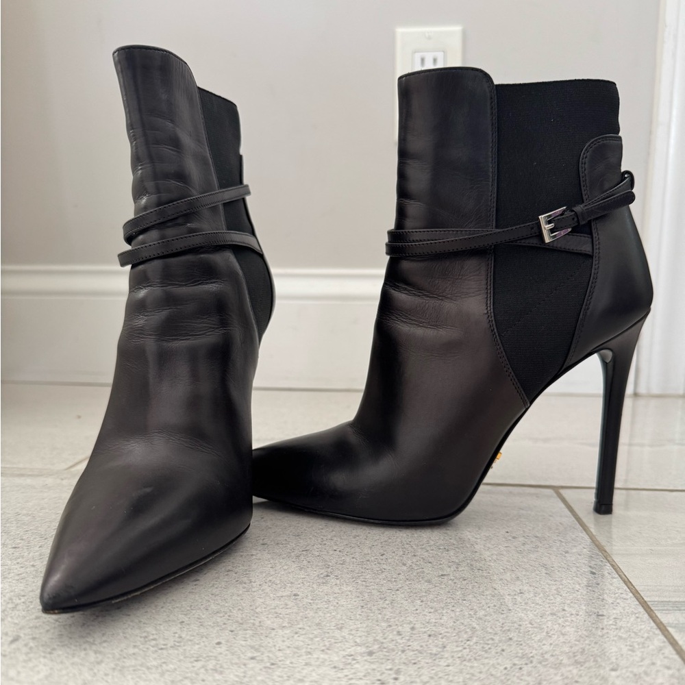 Prada leather size 37 boots